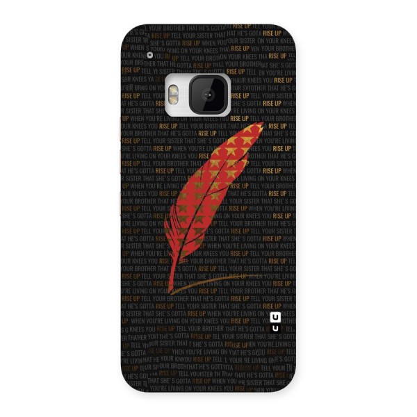 Rise Up Feather Back Case for HTC One M9