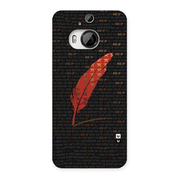 Rise Up Feather Back Case for HTC One M9 Plus