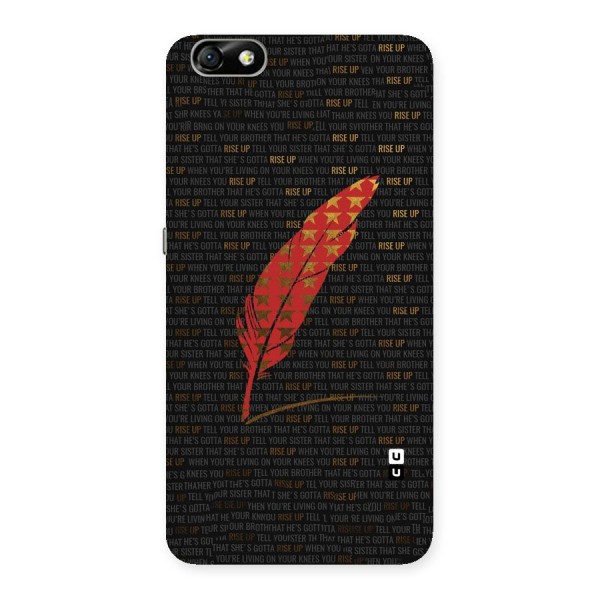 Rise Up Feather Back Case for Honor 4X