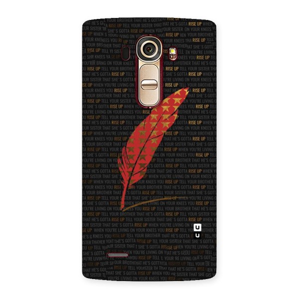 Rise Up Feather Back Case for LG G4