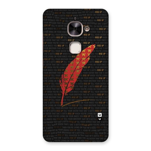 Rise Up Feather Back Case for Le 2