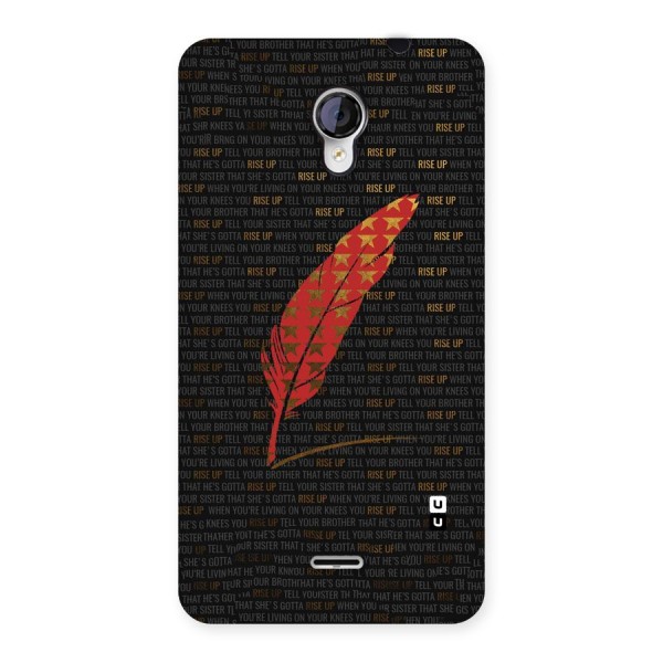 Rise Up Feather Back Case for Micromax Unite 2 A106