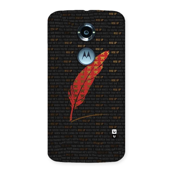 Rise Up Feather Back Case for Moto X 2nd Gen