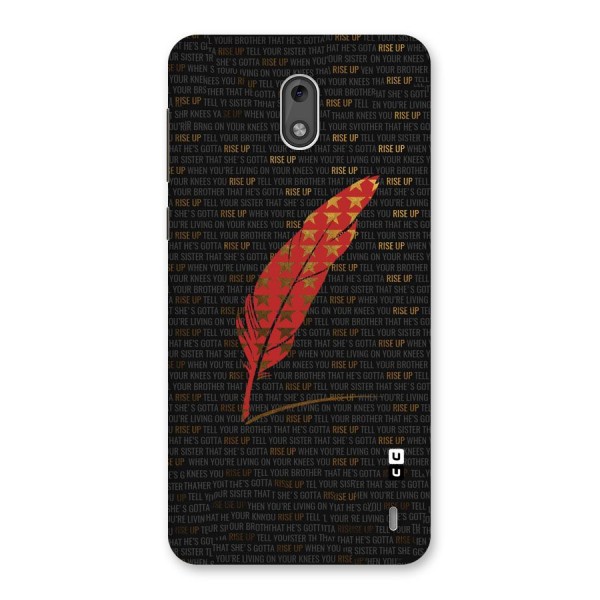 Rise Up Feather Back Case for Nokia 2