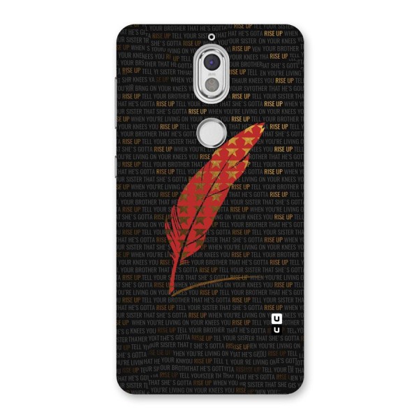 Rise Up Feather Back Case for Nokia 7