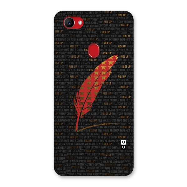 Rise Up Feather Back Case for Oppo F7