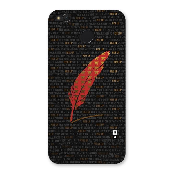 Rise Up Feather Back Case for Redmi 4