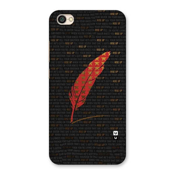 Rise Up Feather Back Case for Redmi Y1 Lite