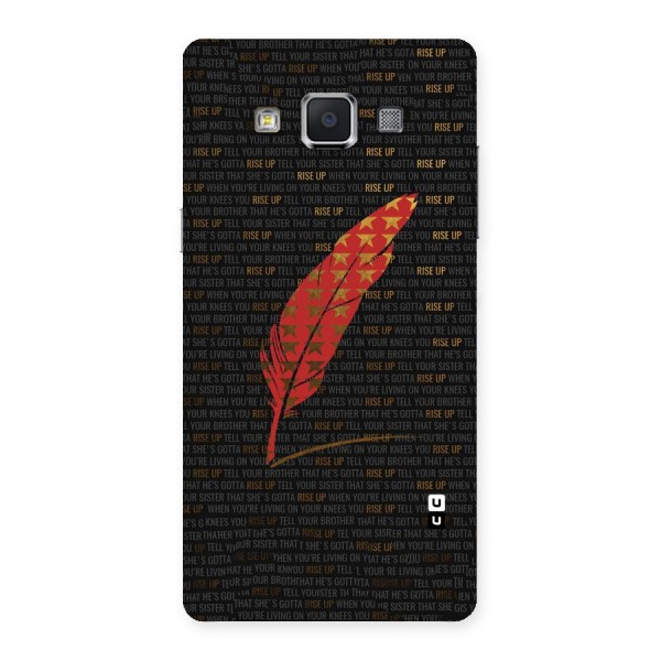 Rise Up Feather Back Case for Samsung Galaxy A5