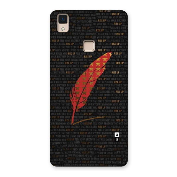Rise Up Feather Back Case for V3 Max