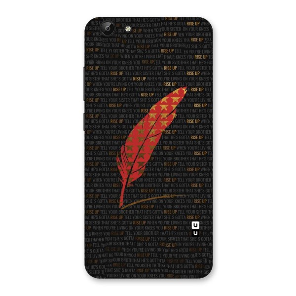 Rise Up Feather Back Case for Vivo Y69