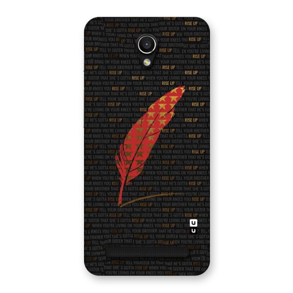 Rise Up Feather Back Case for Zenfone Go