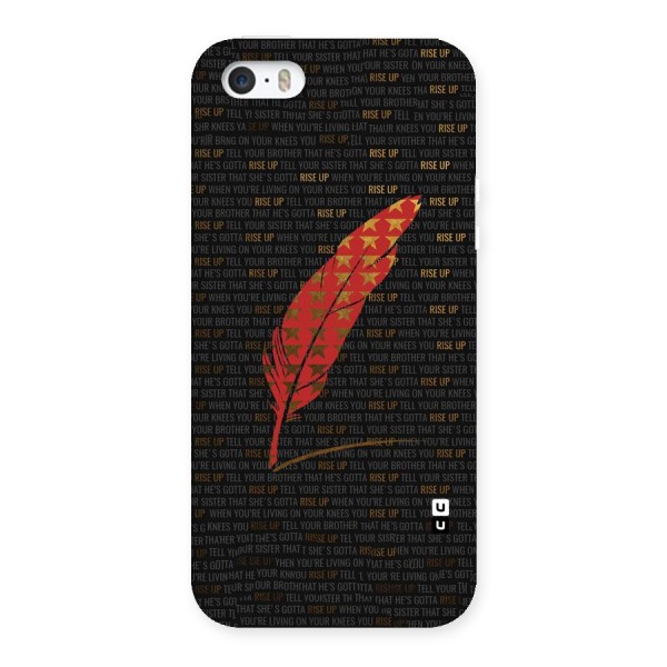 Rise Up Feather Back Case for iPhone 5 5S