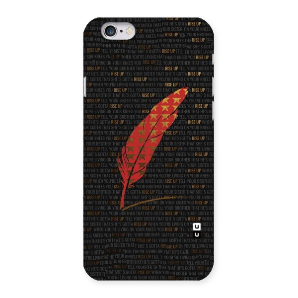 Rise Up Feather Back Case for iPhone 6 6S