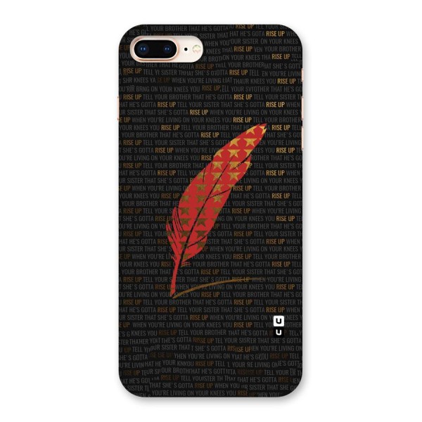 Rise Up Feather Back Case for iPhone 8 Plus