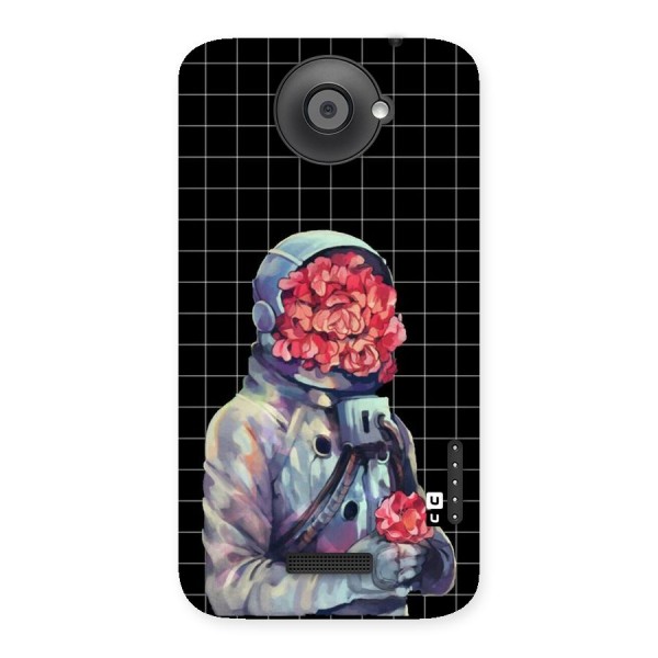 Robot Rose Back Case for HTC One X