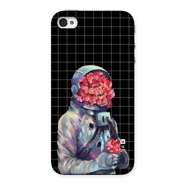 Robot Rose Back Case for iPhone 4 4s