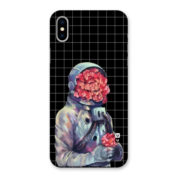 Robot Rose Back Case for iPhone X