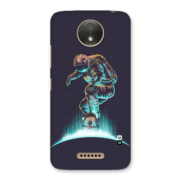 Rolling Spaceman Back Case for Moto C Plus