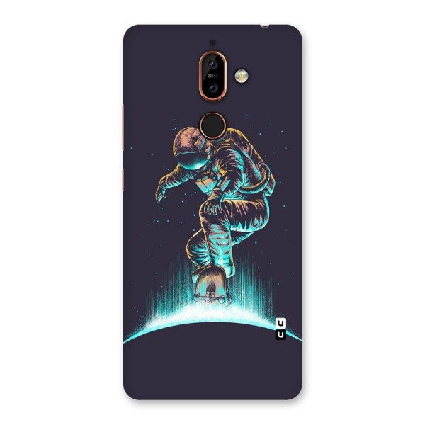 Rolling Spaceman Back Case for Nokia 7 Plus