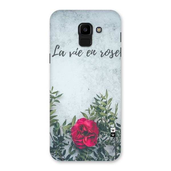 Rose Life Back Case for Galaxy J6