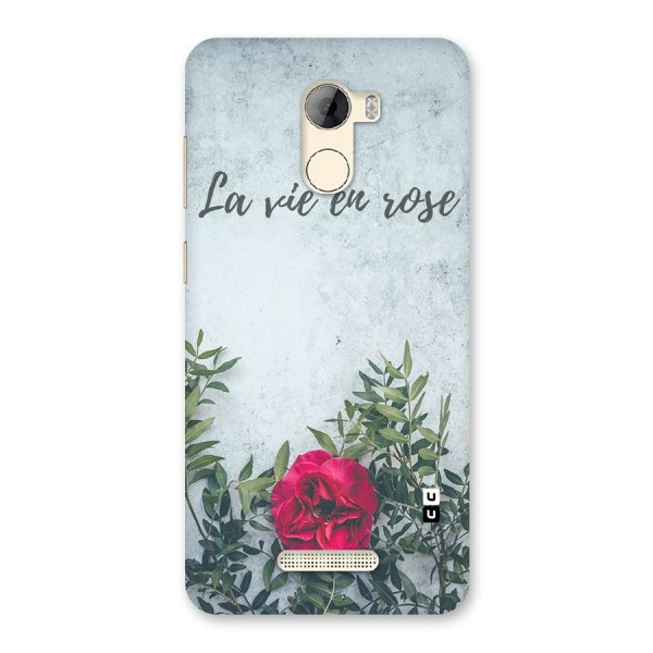 Rose Life Back Case for Gionee A1 LIte