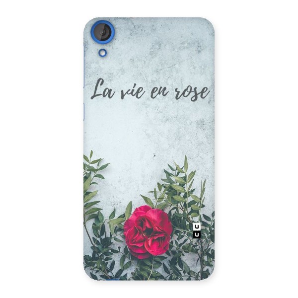 Rose Life Back Case for HTC Desire 820s