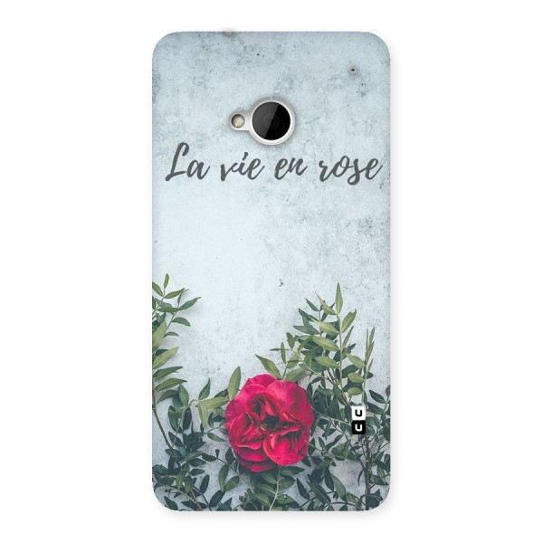 Rose Life Back Case for HTC One M7