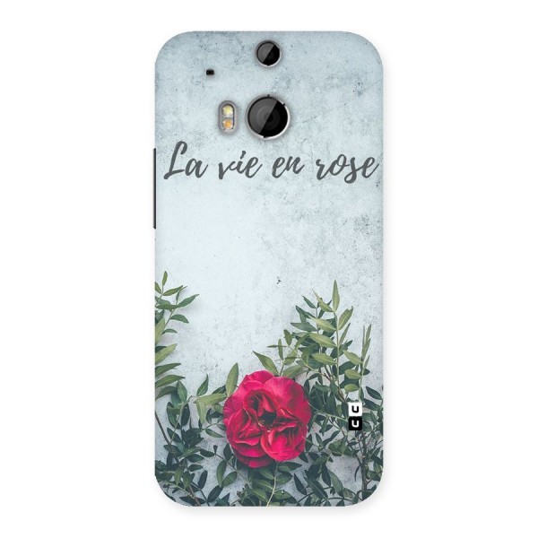 Rose Life Back Case for HTC One M8
