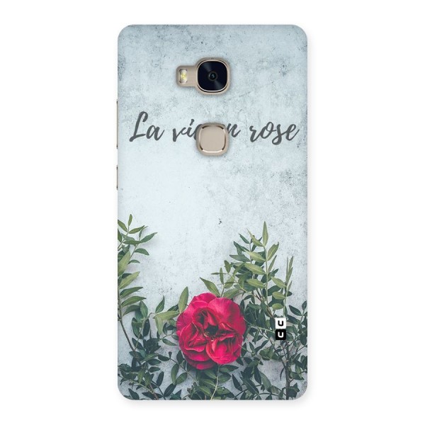 Rose Life Back Case for Huawei Honor 5X