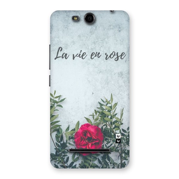 Rose Life Back Case for Micromax Canvas Juice 3 Q392