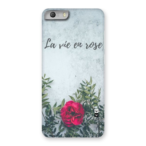 Rose Life Back Case for Micromax Canvas Knight 2