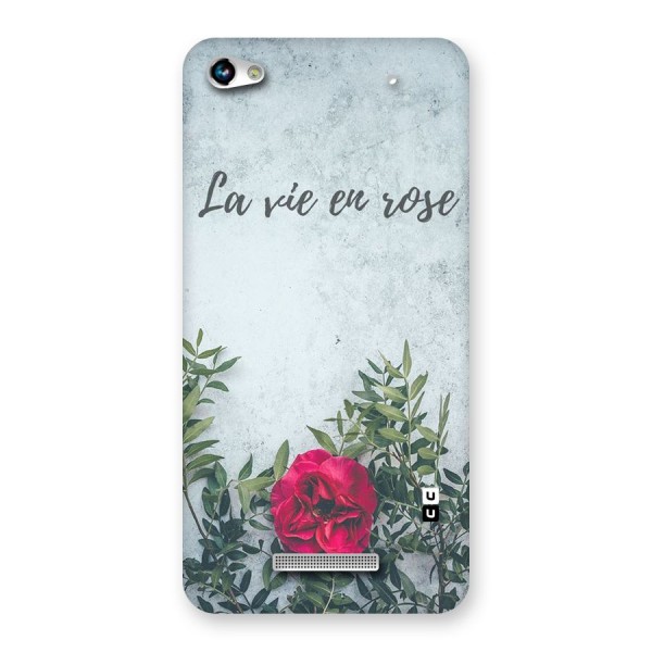 Rose Life Back Case for Micromax Hue 2