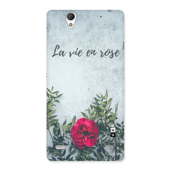 Rose Life Back Case for Sony Xperia C4