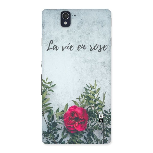 Rose Life Back Case for Sony Xperia Z