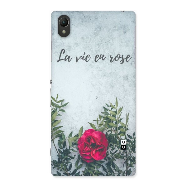 Rose Life Back Case for Sony Xperia Z1