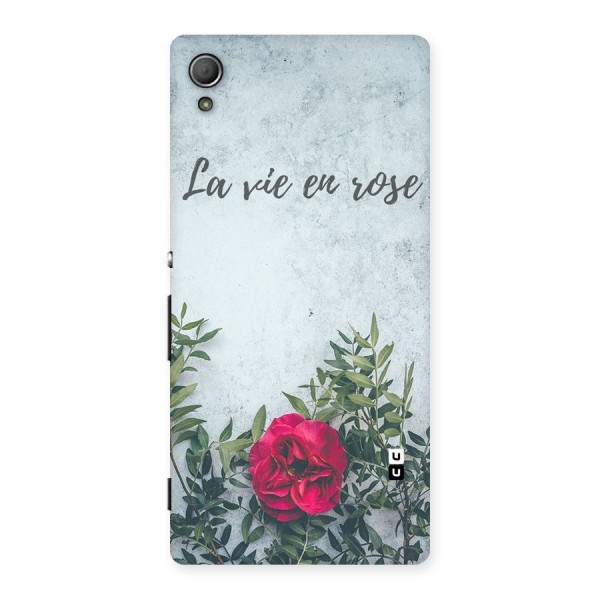 Rose Life Back Case for Xperia Z4