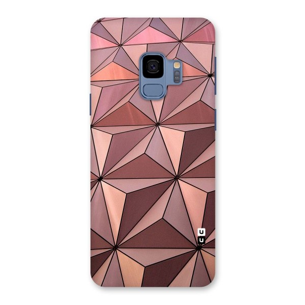 Rosegold Abstract Shapes Back Case for Galaxy S9