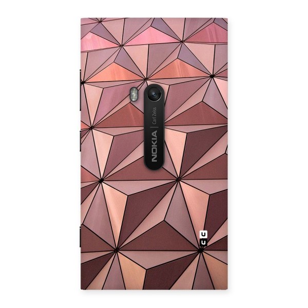 Rosegold Abstract Shapes Back Case for Lumia 920