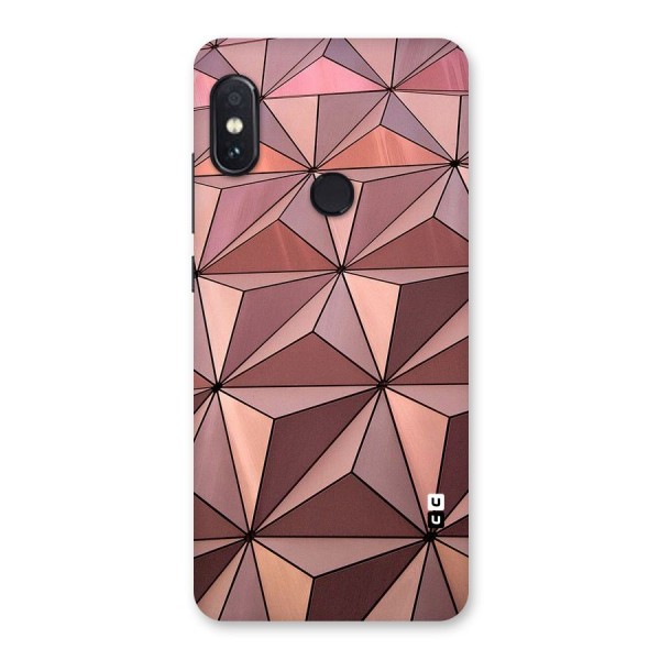 Rosegold Abstract Shapes Back Case for Redmi Note 5 Pro