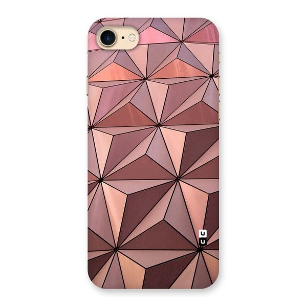 Rosegold Abstract Shapes Back Case for iPhone 7