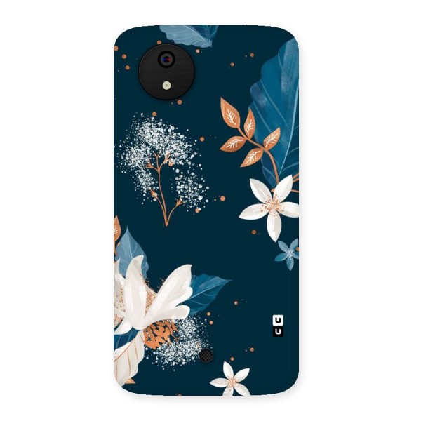 Royal Floral Back Case for Micromax Canvas A1