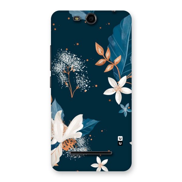 Royal Floral Back Case for Micromax Canvas Juice 3 Q392
