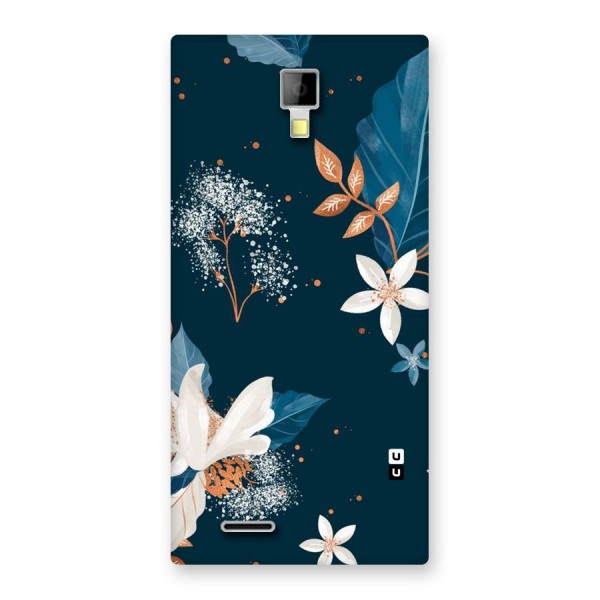 Royal Floral Back Case for Micromax Canvas Xpress A99