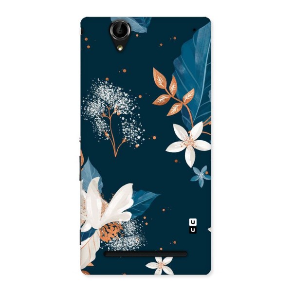 Royal Floral Back Case for Sony Xperia T2