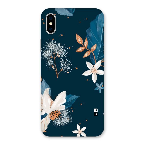 Royal Floral Back Case for iPhone X