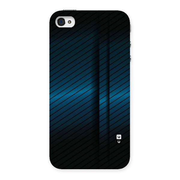 Royal Shade Blue Back Case for iPhone 4 4s
