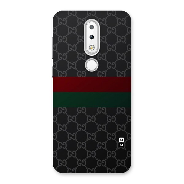 Royal Stripes Design Back Case for Nokia 6.1 Plus