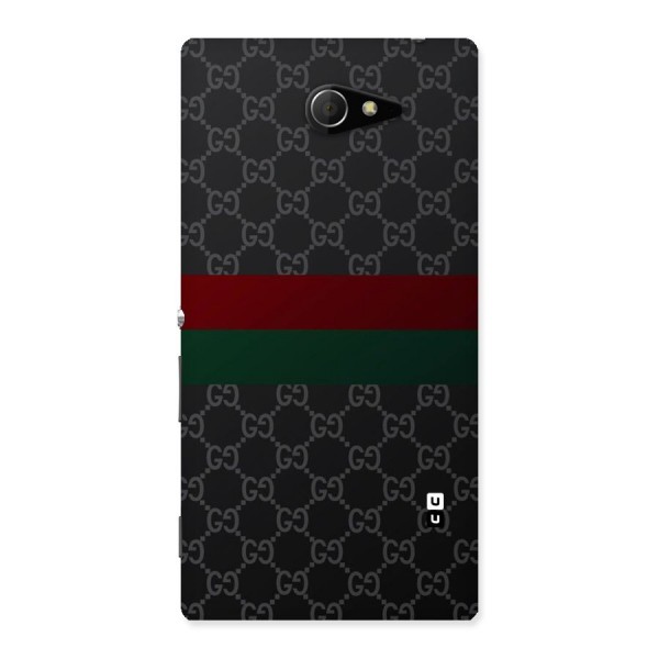 Royal Stripes Design Back Case for Sony Xperia M2