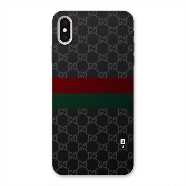 Royal Stripes Design Back Case for iPhone XS Max